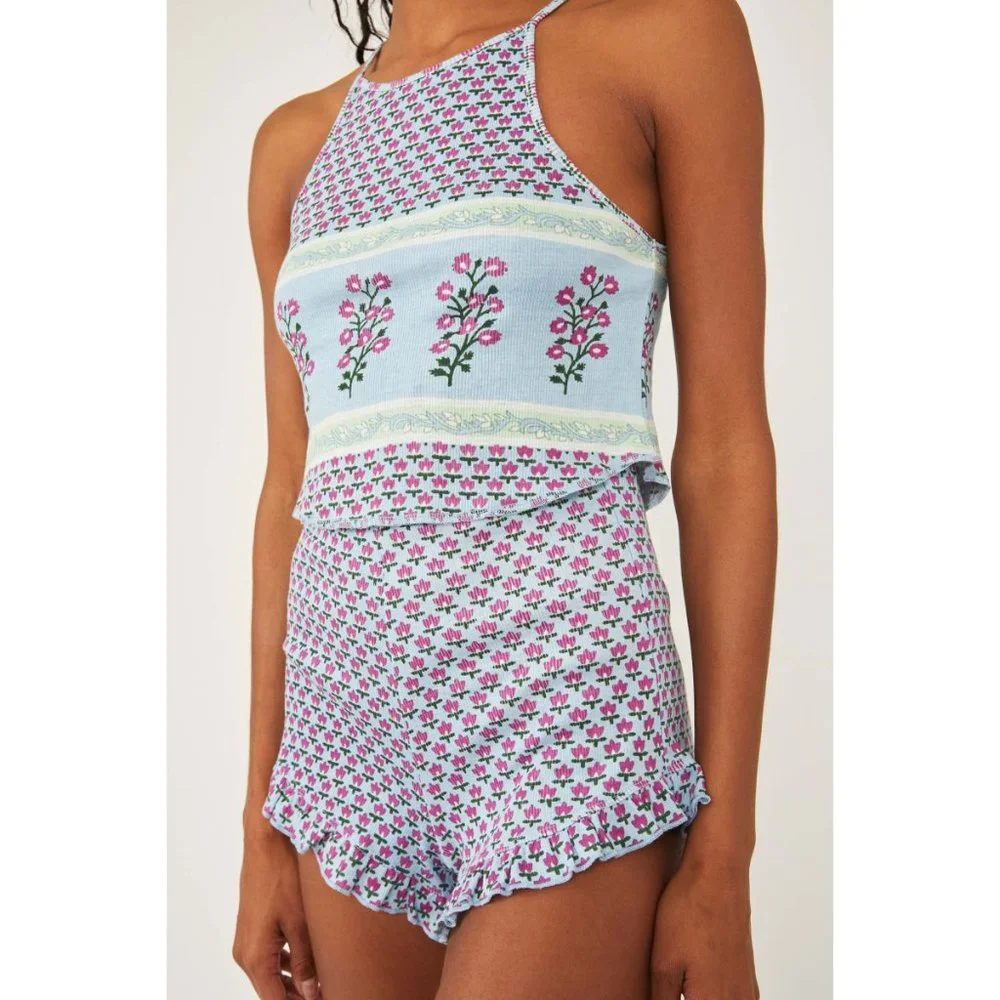 šLAST CHANCEš NWT Free People Petra Set / Bluebell Combo - Picture 5 of 9